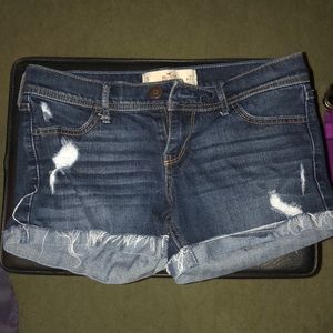 hollister denim shorts